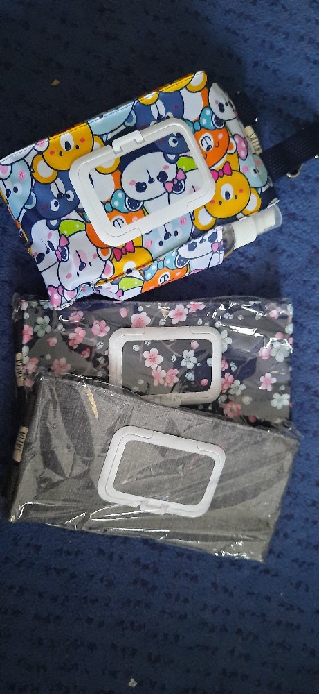 Tempat Tissue Basah Dan Kering 2in1 3in1 4in1 Panda Biru