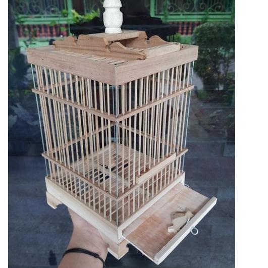 #PRICEDISCOUNT Sangkar burung kecil kayu jati untuk burung prenjak colibry ❖IMPORT❖