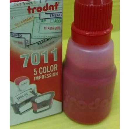 

★ Tinta Stempel Trodat 7011 Warna Merah ✻