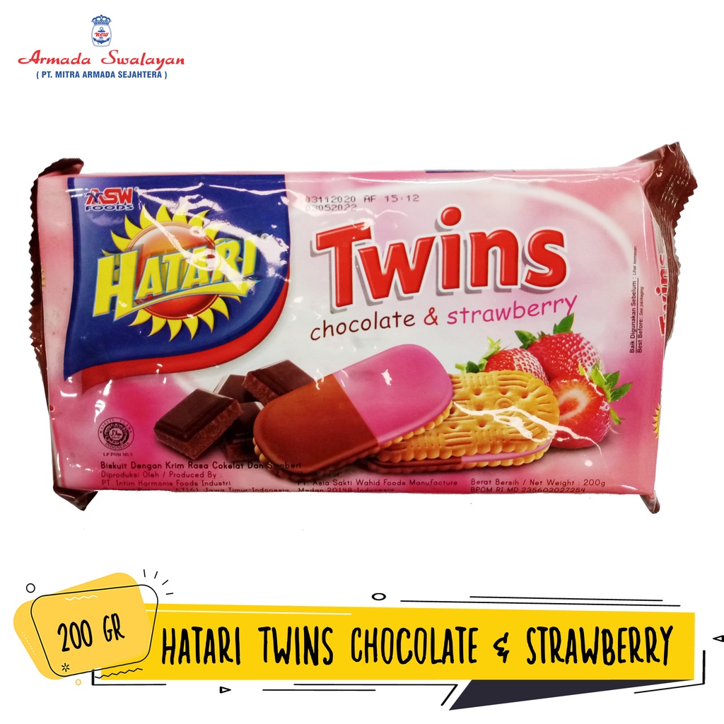 

Hatari Twins Chocolate & Strawberry 200g