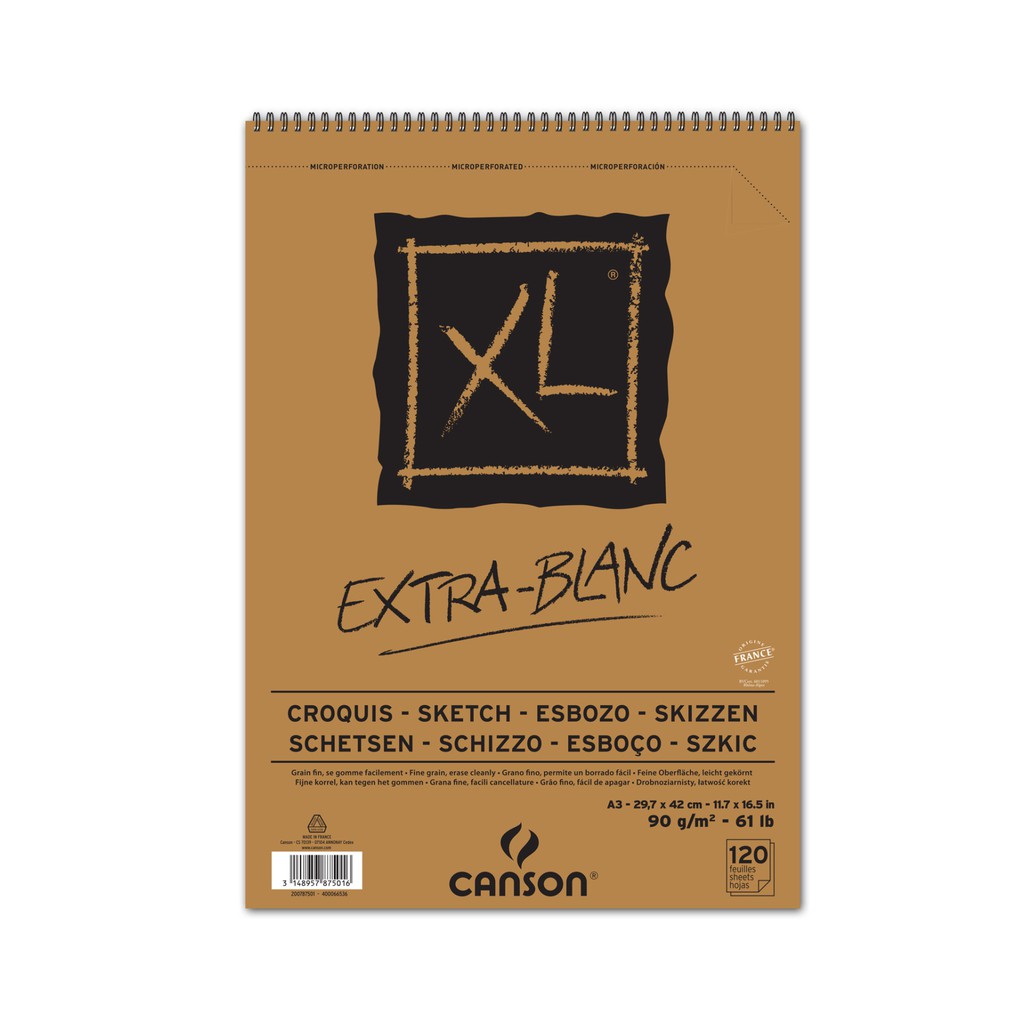 

Canson XL Extra-Blanc A3 120 Sheets #200787501