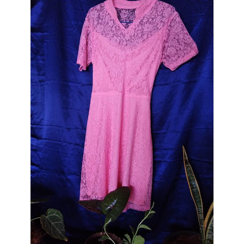 Preloved Dress Brokat