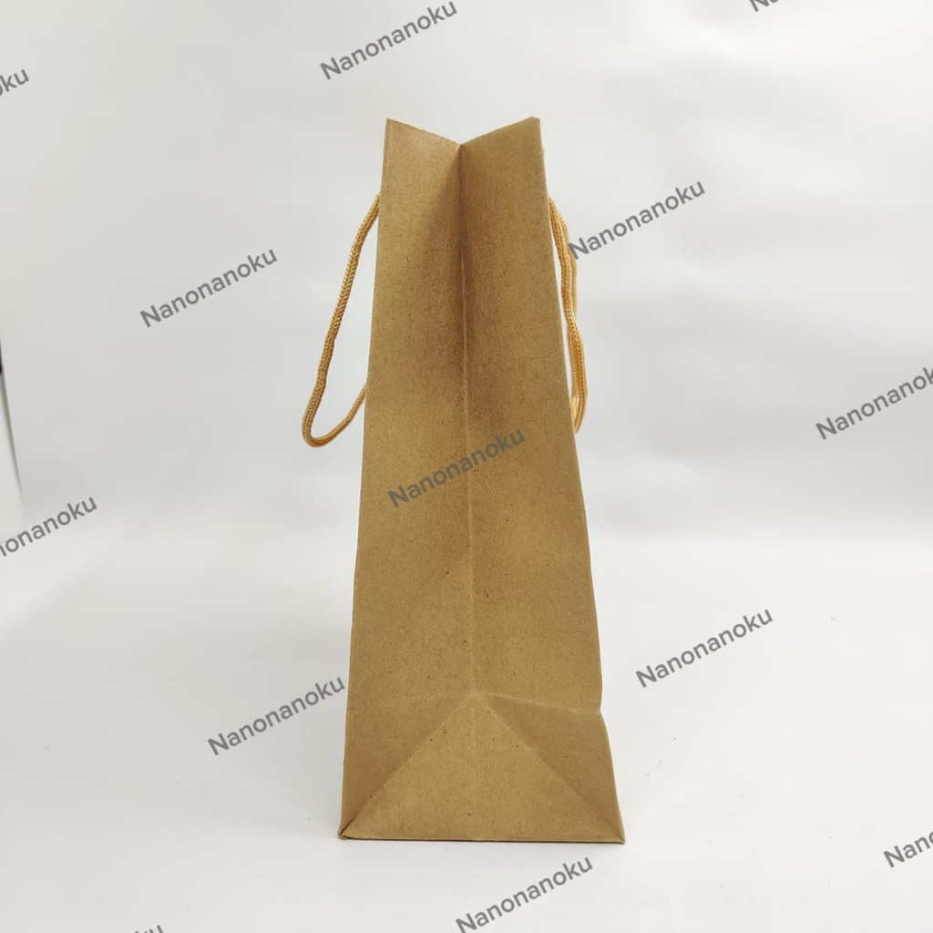 Paperbag COKLAT POLOS / Goodie Bag Kertas Karton