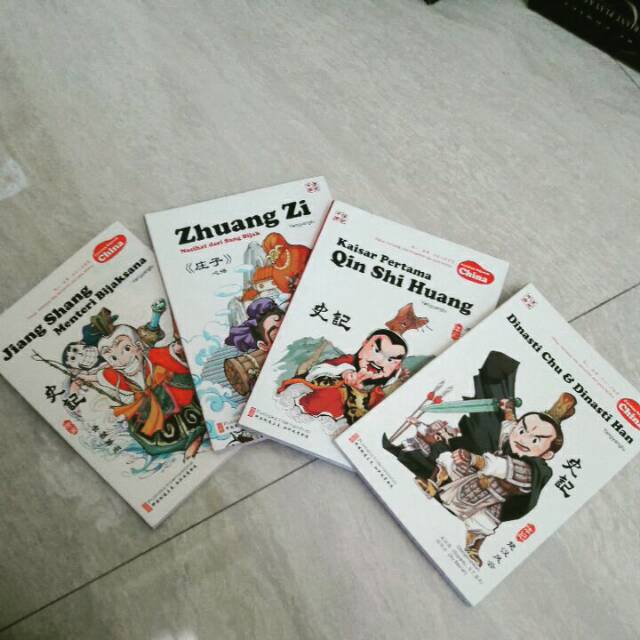 KOMIK SEJARAH CINA(1 PAKET 4 BUKU)