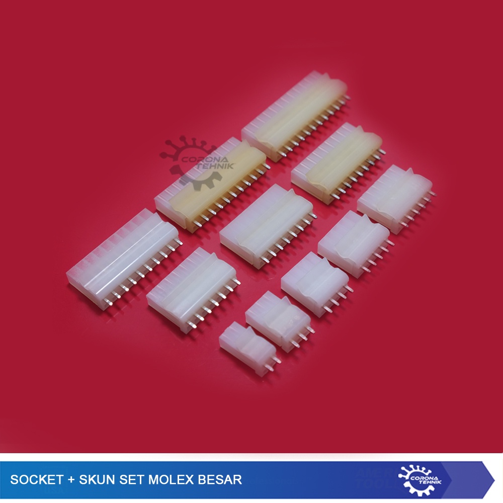 Molex 2510 - Socket + Skun Set