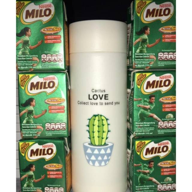 

Paket thermos + millo / thermos+teh cap botol