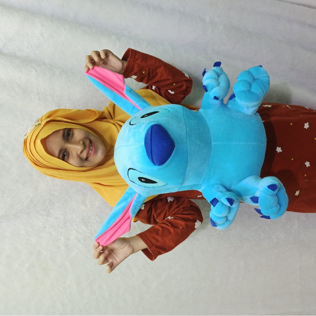 TERMURAH Boneka stitch stit stick size XL bisa ukir NAMA