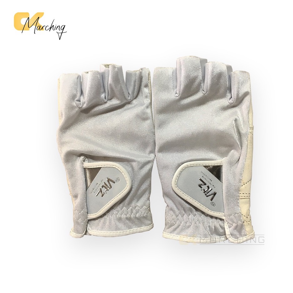 Gloves Single Pad for Color Guard - SP White