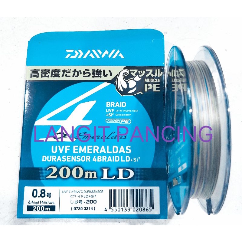 Senar PE DAIWA EMERALDAS #0.8 200 meter