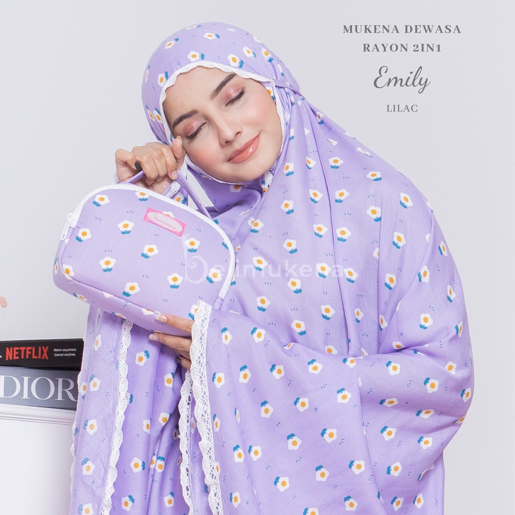 Mukena Dewasa Rayon 2in1 Emily