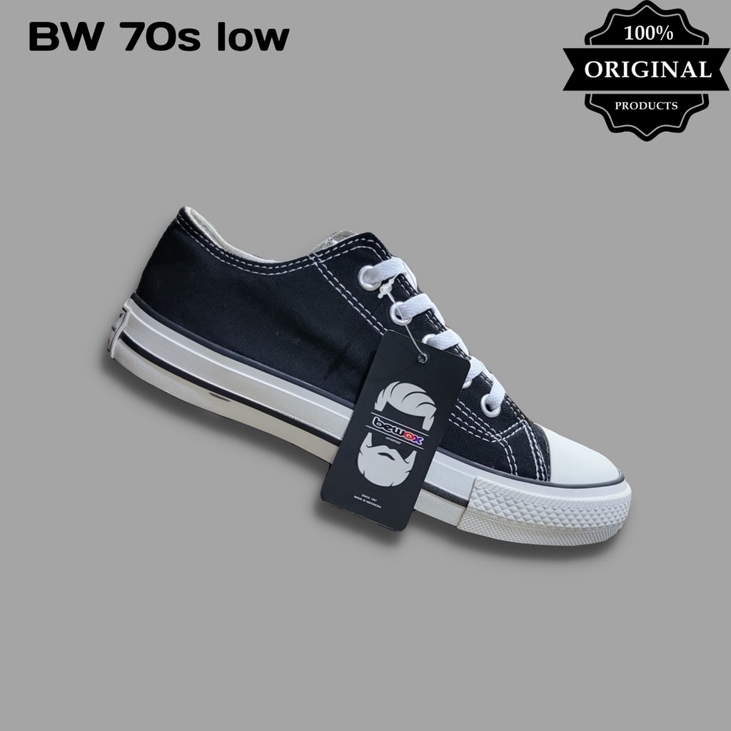 Sepatu Sneakers Pria Sepatu Kasual Kanvas BW 70S ORIGINAL Style Sepatu Sekolah Unisex