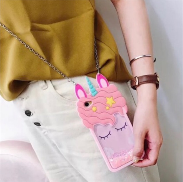 Unicorn Jelly Watercase iPhone Oppo Vivo Xiaomi Samsung V15 V11 S10plus Y91 F7 F9 J7 J5 J2 prime pro