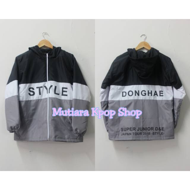 SUPER JUNIOR DONGHAE AND EUNHYUK D&E JACKET  / BAJU HOODIE KOREA KPOP