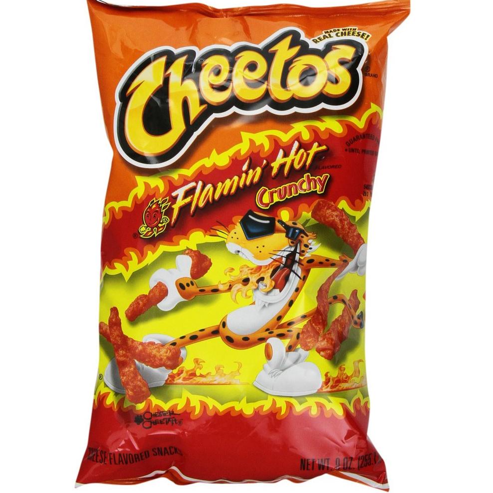

[KODE VLLVQ] CHEETOS FLAMIN HOT CRUNCHY 227Gr USA