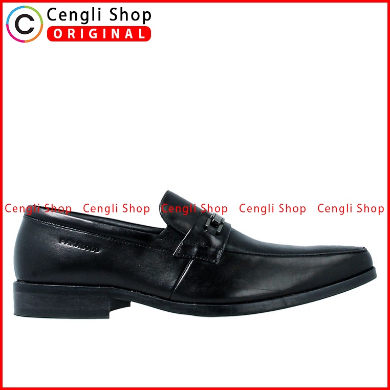 SEPATU FORMAL PAKALOLO PRIA ORIGINAL PANTOFEL KULIT ASLI HITAM PB04