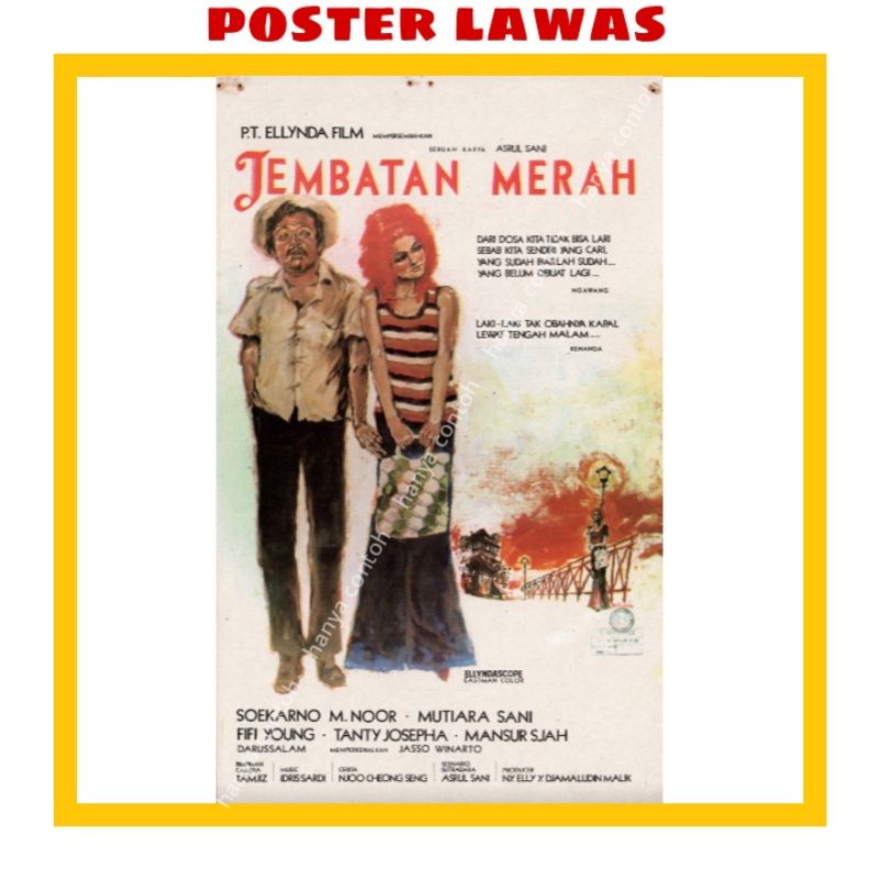 poster film lawas jembatan merah