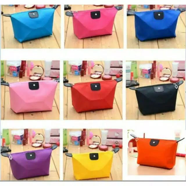 ~ PIYOSHI08 ~ Tas Pouch Wanita Travel Serbaguna Kosmetik Alat Make up Polos Murah AF22