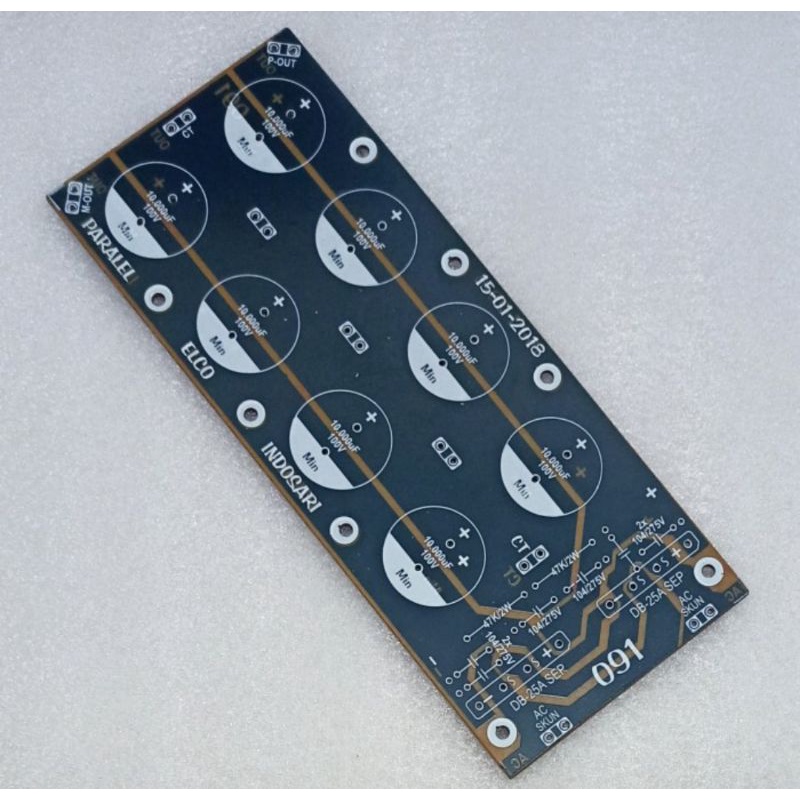 PCB PSU Paralel 8 Elco 091