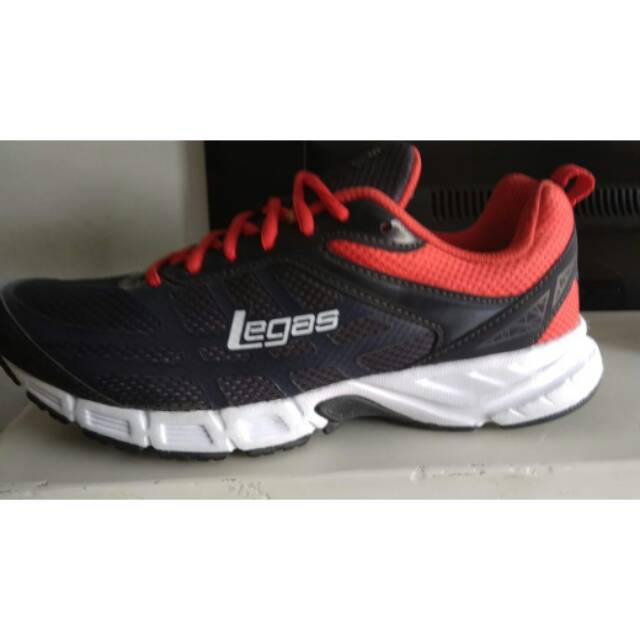 Sepatu Legas merah hitam