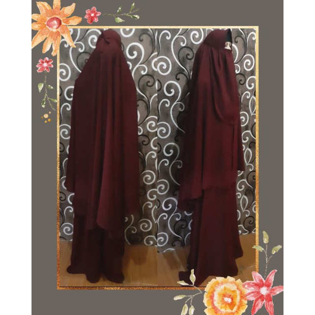 gamis syar'i set/gamis syar'i murah/gamis syar'i premium