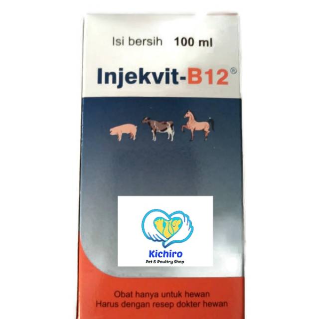 Injekvit B-12 100 ml Vitamin b12 Medion Hewan Sapi