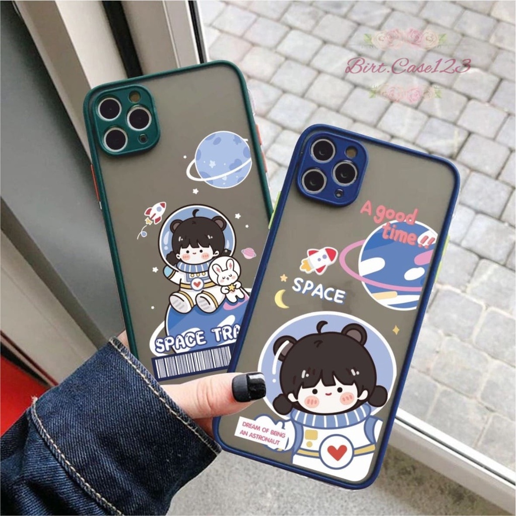 SOFTCASE DOVE HYBRID CUSTOM SPACE CUTE OPPO VIVO SAMSUNG REALME XIAOMI IPHONE INFINIX FOR ALL TYPE BC6579