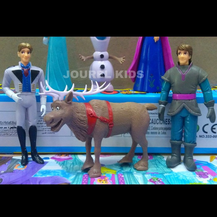 Mainan Boneka Figure Princess Frozen Elsa Anna Topper Cake Kue  Ultah