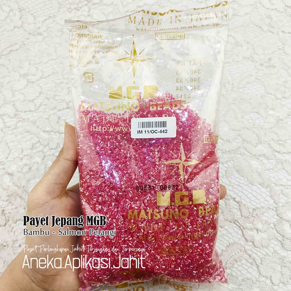 50 GRAM PAYET JEPANG MGB BAMBU PASIR 442 SALMON PELANGI