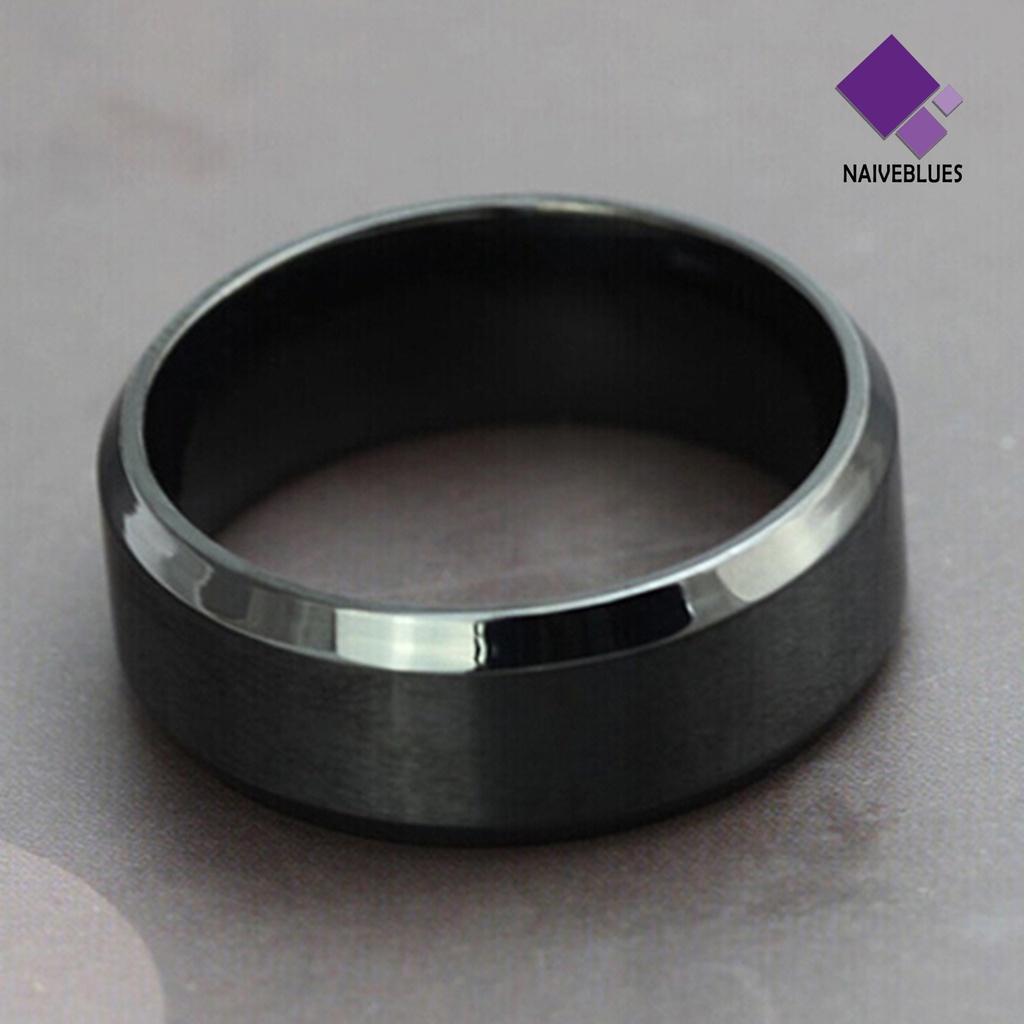 Cincin Bahan Titanium Steel Gaya Punk Untuk Cocktail