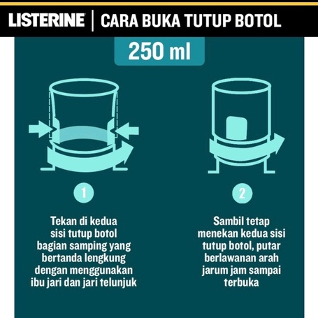 LISTERINE ZERO Mouthwash / Obat Kumur Antiseptik 250mL