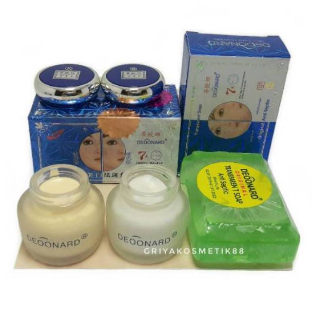 PAKET CREAM DEONARD SET ORIGINAL + SABUN HIJAU