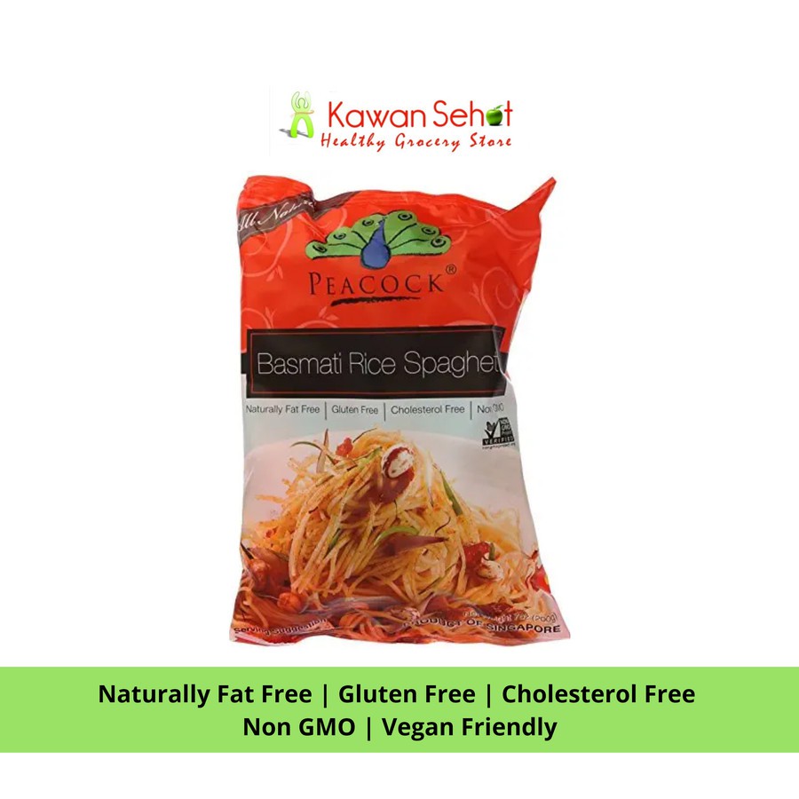 

Peacock Basmati Rice Spaghetti | Spaghetti Gluten Free 200 gram