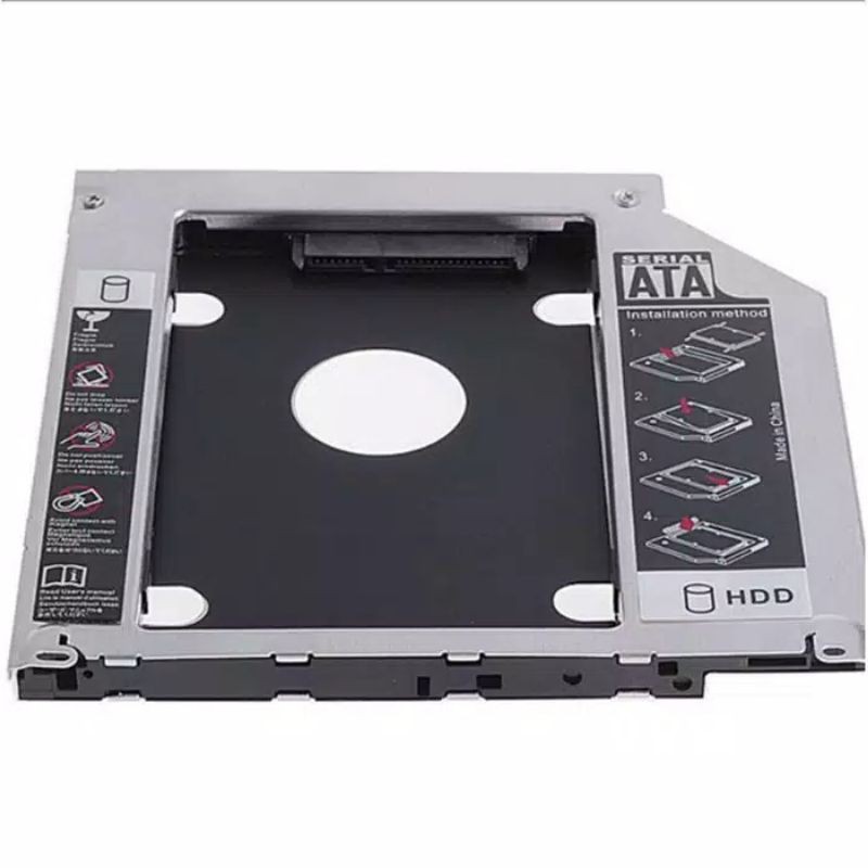 HDD Caddy Slim 9,5mm SATA DVD slot Harddisk