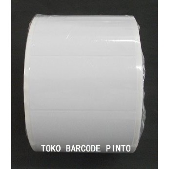 

STOK TERBARU 33X15mm 1Line 1000pcs Direct Thermal Gap2mmCORE1 Label stiker Barcode