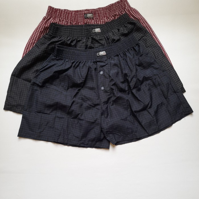 CELANA DALAM KOLOR BOXER PRIA BIGSIZE JUMBO 3XL KANCING DEPAN HIGHT QUALITY