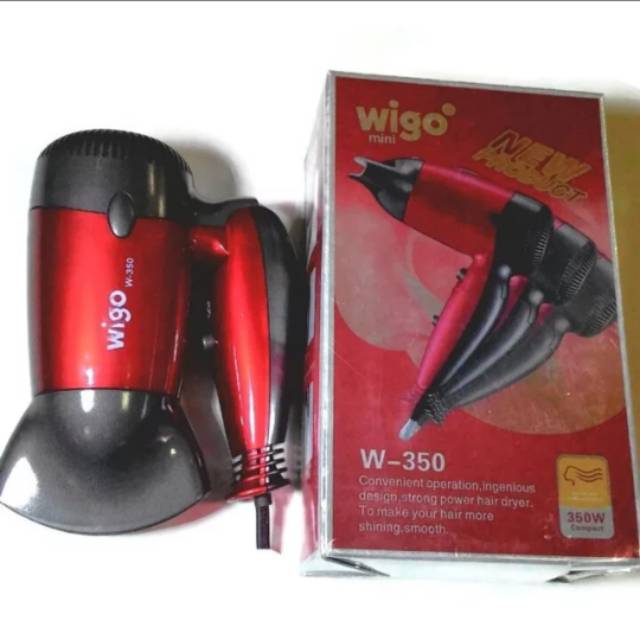 Hairdryer Wigo W-350 // Hair dryer Wigo Lipat