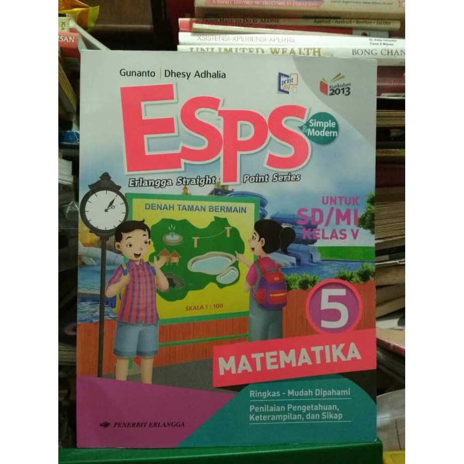 Esps Matematika Sd Kelas 5 - Erlangga