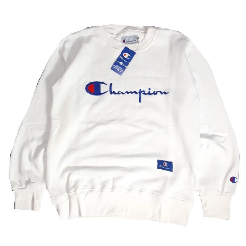 CREWNECK CHAMPION BORDIR HIGH QUALITY CASUAL HYPE FASHION PRIA