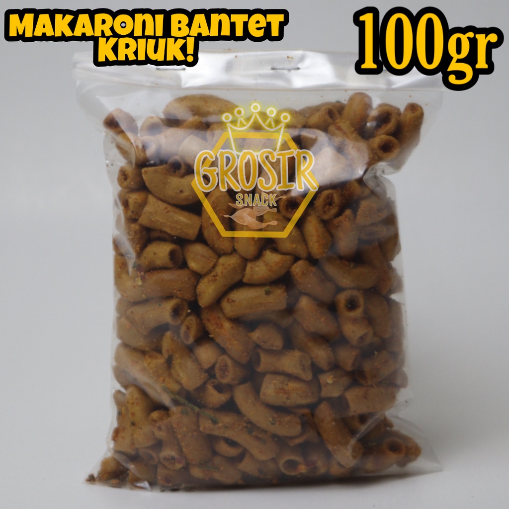 Makaroni Bantet Seblak Daun Jeruk 100gr+ Kriuk Grosir Murah