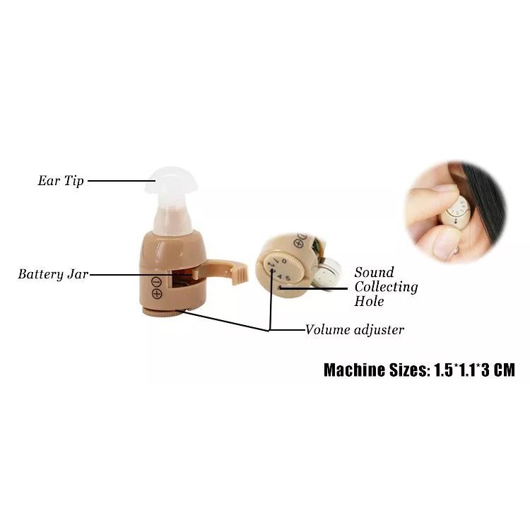 Alat Bantu Dengar Mini / Hearing Aid Magic Star MS-139