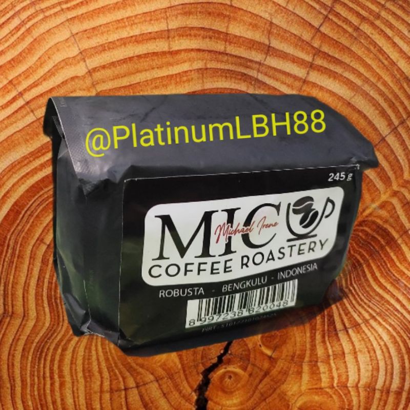 

KOPI MIC COFFEE ROASTERY 245 GRAM KOPI ROBUSTA BENGKULU ASLI