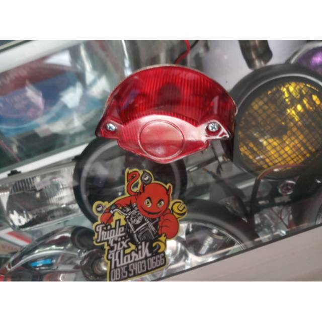Stoplamp Kodok Lampu Belakang Cb100 Cb Racing C70 Shopee Indonesia