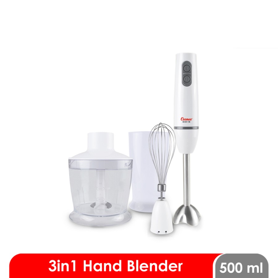 Cosmos Hand Blender Chopper Whisk 3 IN 1 CB-631 HB