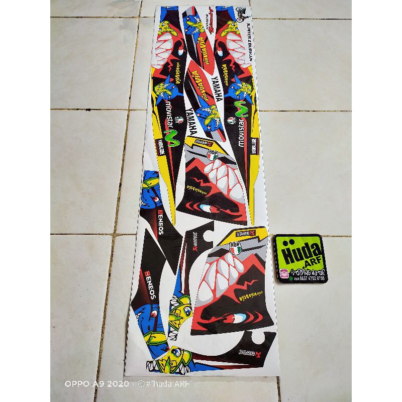 striping jupiter z sticker jupiter z striping variasi jupiter z sticker variasi jupiter z "SHARK"