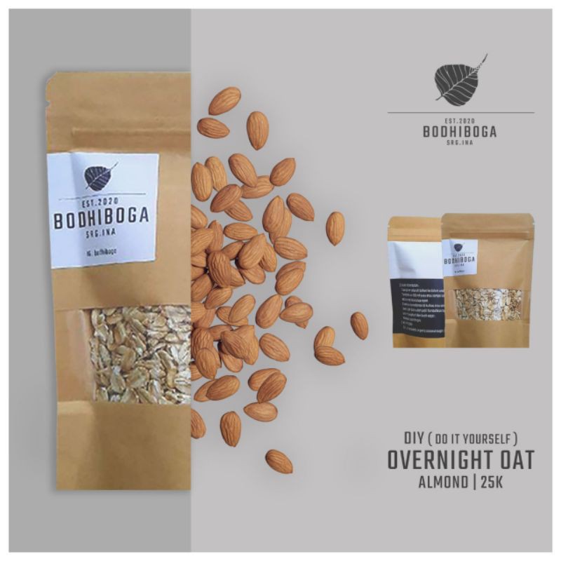 

Overnight Oats DIY (Do It Yourself) Almond