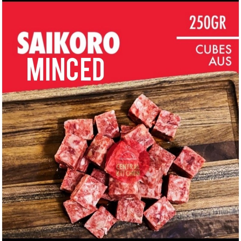 

Saikoro Beef Wagyu Cube Steak 250gr