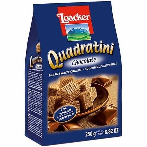 

LOACKER Quadratini Cacao/Chocolate 250gr