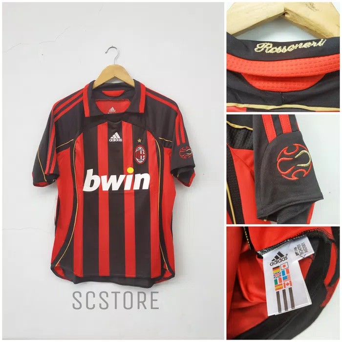 Jersey Retro AC Milan Home 2006 2007