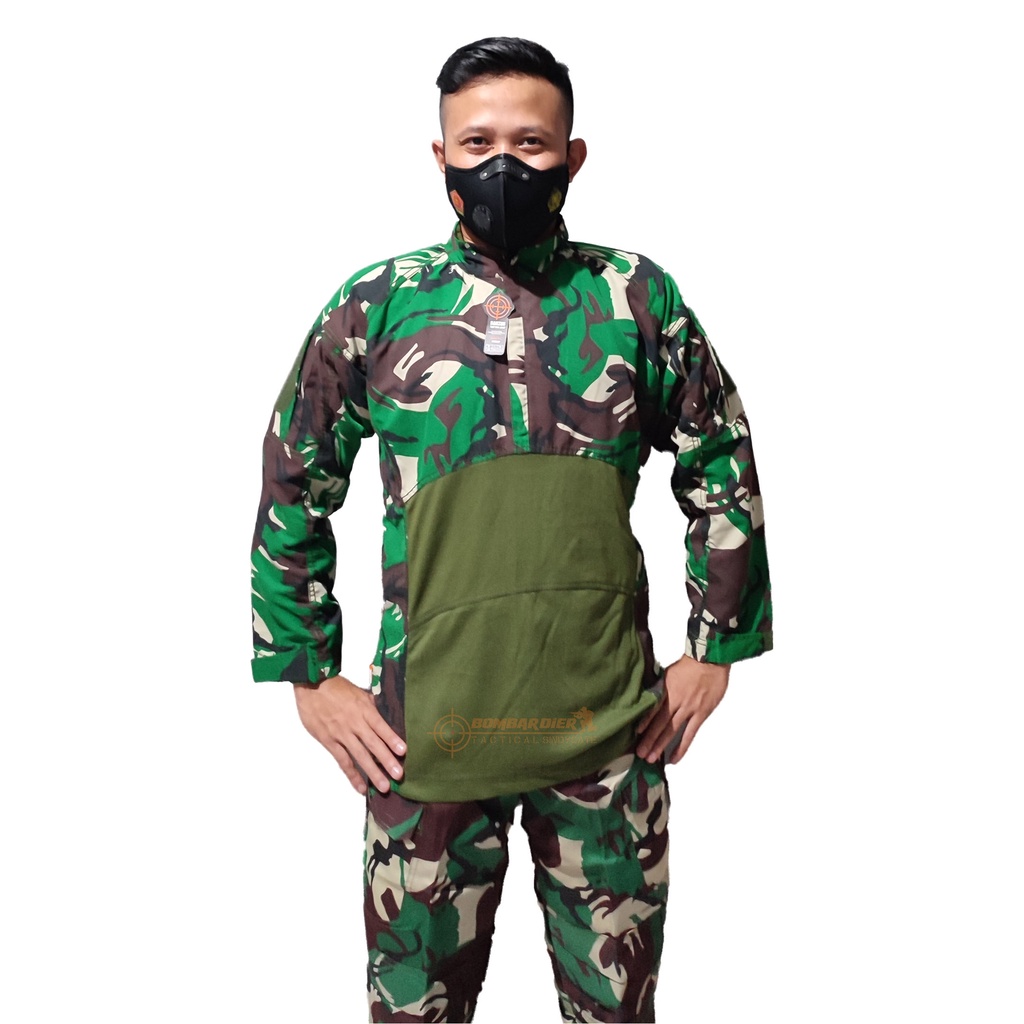 Kaos Pria Bdu Kaos Loreng BDU Malvinas Baju Kaos loreng lengan panjang TNI Malvinas bahan full dryfit terbaru