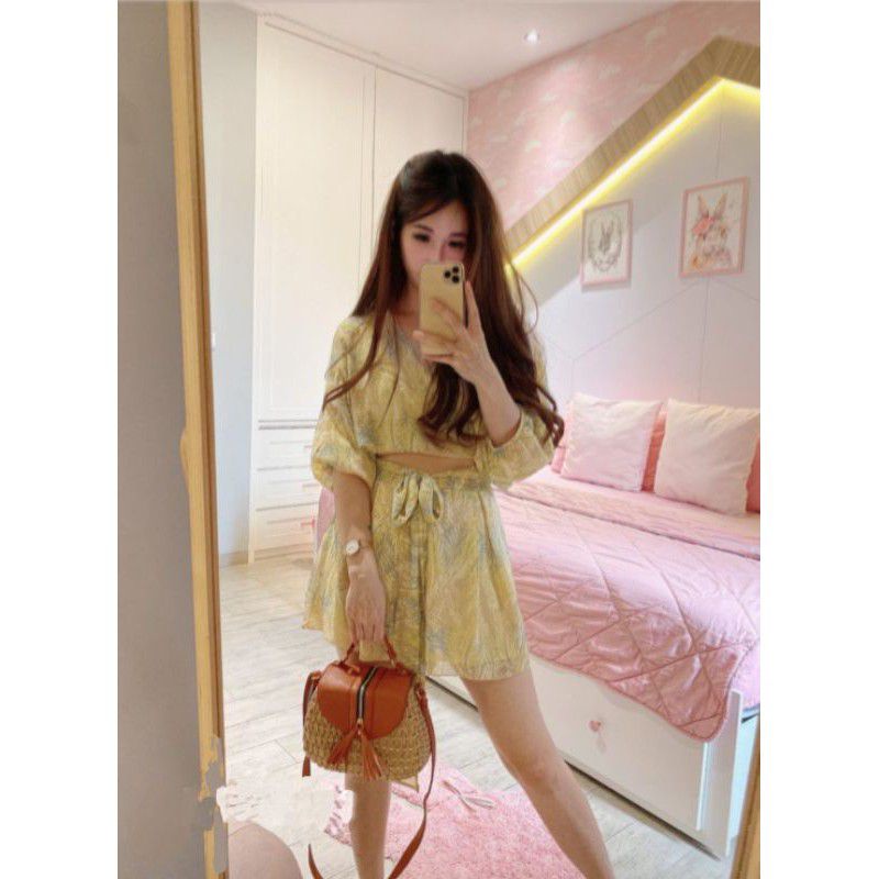 kode 1020 ndudshop set summer / beach set